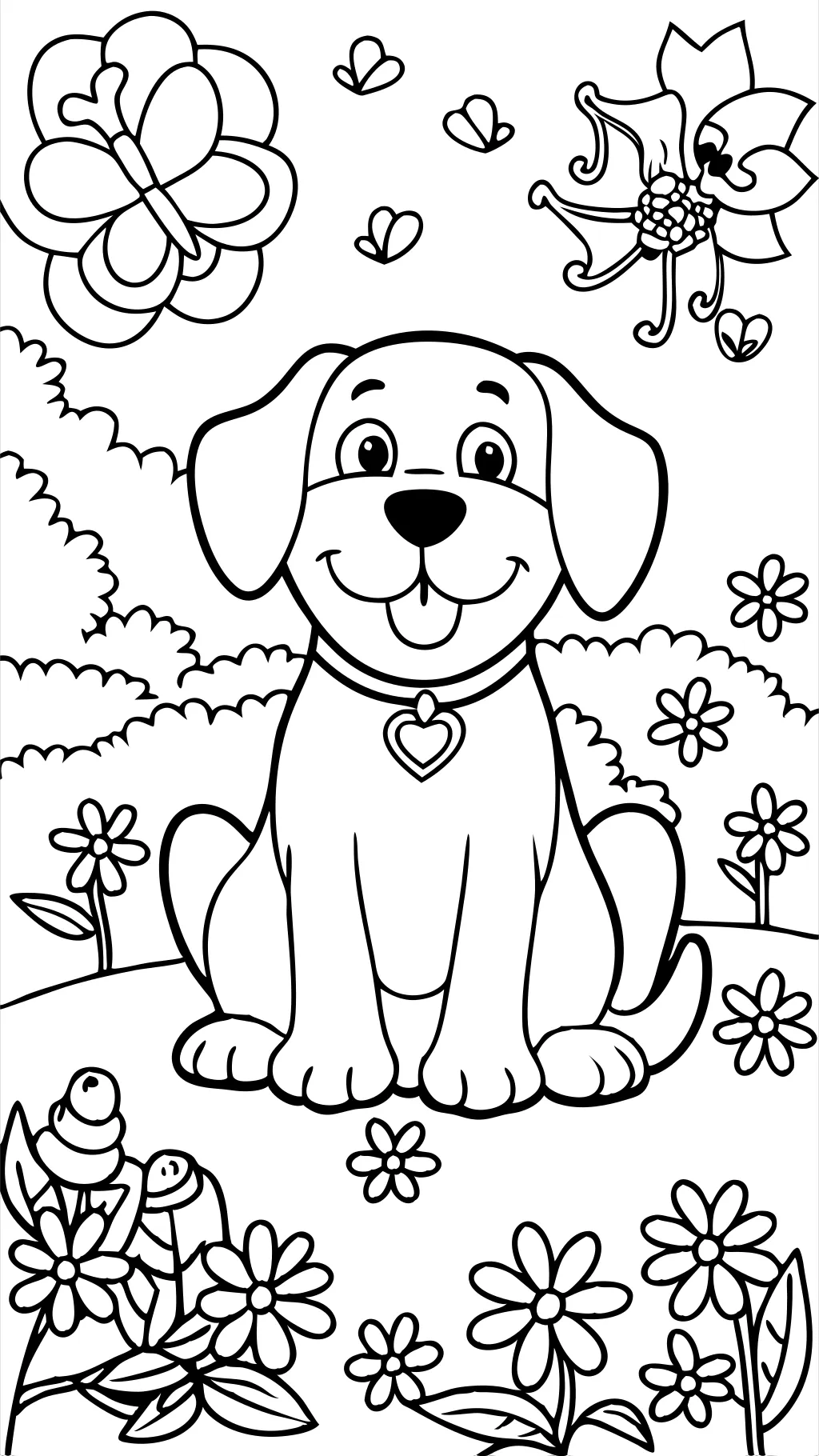 Clifford Big Red Dog Coloring Page